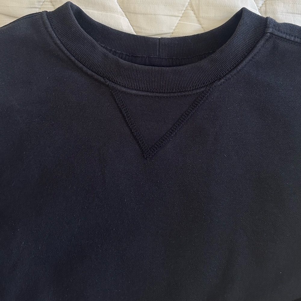 Carhartt Loose Fit Men's Size Small Navy Blue Crewneck Sweatshirt - Picture 6 of 7